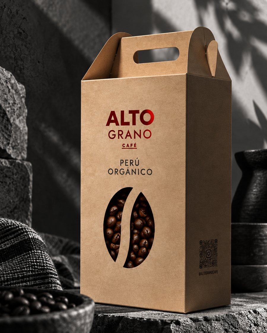 Estuche ALTO GRANO CAFÉ Perú Orgánico